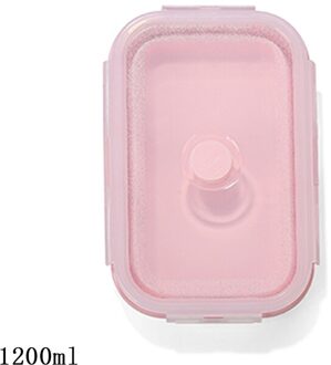 Silicone Inklapbare Magnetron Bento Lunchbox Draagbare Gezonde Materiaal Lunchbox Voedsel Opslag Container Foodbox 1 Pc/3 Pc G224623A