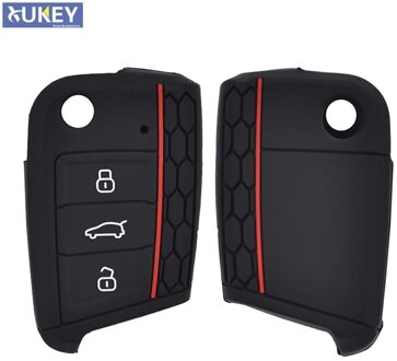 Silicone Key Case Cover Voor Vw Polo Golf 7 Tiguan Voor Skoda Octavia Karoq Voor Seat Ateca Leon Ibiza