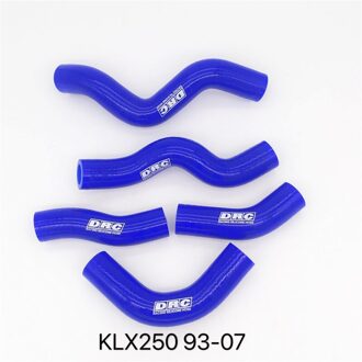 Silicone Koelvloeistof Slang Kit Voor Kawasaki KLX250 Klx 250 1993-2007 Blauw