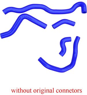 Silicone Koelvloeistof Slang Voor Bmw 17127578403 (Alleen Rubber Deel Het Niet Inclusief De Connetors) blauw