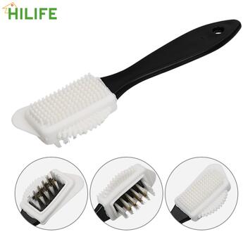 Silicone Koperdraad Schoenen Borstel Multifunctionele Voor Nubuck Suède Laars Schoenen S Vorm Cleaning Tool 3 Kanten Schoen Borstel
