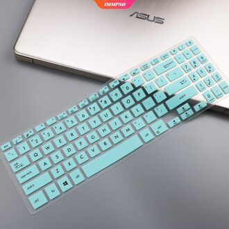 Silicone Laptop Keyboard Cover Protector Skin Voor Asus YX560UD X507 15.6 Inch Notebook Beschermende Film Protector Sticker Blauw