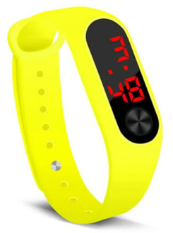 Silicone LED Display Waterproof Watch Digital Wristwatch Kids Students Gifts LXH