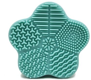 Silicone Make Brush Cleaner Pad Foundation Borstel Make Up Wassen Gel Cleaning Mat Make-Up Borstel Board Tool groen