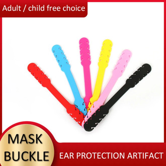 Silicone Mask Ear Grips Extension Hook Non-slip Anti-Earache Mask Extension Buckle Face Mask Ear Hooks Masks Holder Buckle