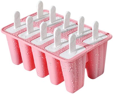 Silicone Mold Popsicle Mallen 10 Stuks Siliconen Ijs Mallen Lade Bakvorm Herbruikbare Release Ice Cube Maker Ijs mold 03