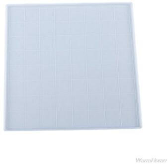 Silicone Mould 3D Internationale Schaken Dambord Casting Diy Ambachten Maken Gereedschap F04 21 M-28x28cm