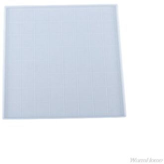 Silicone Mould 3D Internationale Schaken Dambord Casting Diy Ambachten Maken Gereedschap F04 21 S-18x18cm