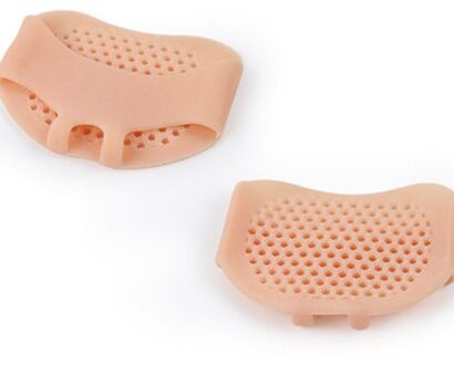 Silicone Padded Voorvoet Inlegzolen Hoge Hak Schoenen Pad Gel Inlegzolen Ademend Gezondheidszorg Schoen Binnenzool Hoge Hak Schoen Insert Beige / 1 paar