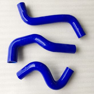 Silicone Radiator Slang Voor Toyota Vits Yaris NCP91 NCP92 NCP93 2007- (3 Stuks) rood/Blauw/Zwart