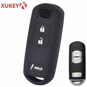 Silicone Remote Key Cover Fob Case Voor Mazda 2 3 5 6 CX-3 CX-5 CX-7 CX-9 Snelheid Miata MX5 Shell 2 3 4 Knop model- 4