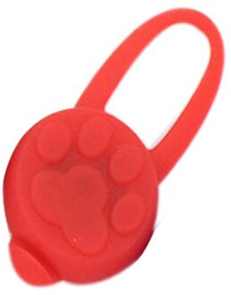 Silicone Rubber Led Huisdier Kraag Lichten Nacht Veiligheid Hond Kat Kraag Gloeiende Lichtgevende Hanger nee.4