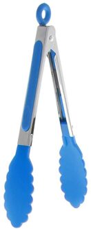 Silicone Rvs Barbecue Vergrendeling Thongs Serveren Clip Bbq Grill Bakken Salade Steak Groente Pasta Keuken Barbecue Tool