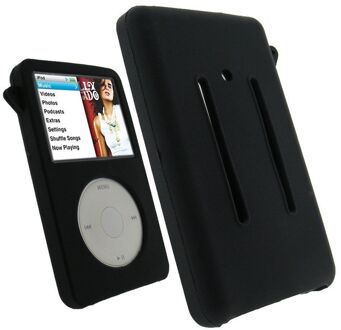 Silicone Skin Black Case voor Apple iPod Classic 80 gb/20 gb/160 gb Cover Accessoires