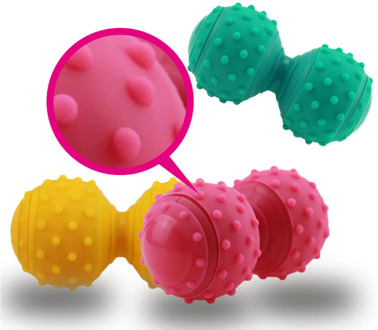 Silicone Spiky Massage Ball Peanut Balls Yoga Rollers Body Massager Back Trigger Point Therapy Muscle Pain Body Tension Relief