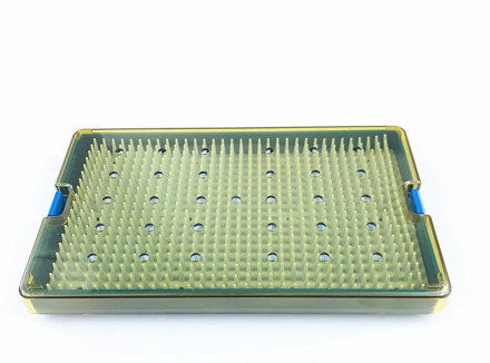 Silicone sterilization tray case opthalmic surgical instrument dental instrument Disinfection box