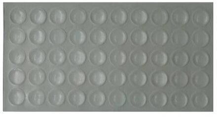 Silicone stootdopjes 50 stuks - Geluidsdempers / stootdoppen Transparant