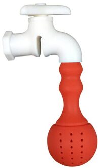 Silicone Thee Lekkende Kraan Waterkoker Thee Set Siliconen Thee Theezeefje Food-Grade Filter Thee Koffie Snoep Geneeskunde rood