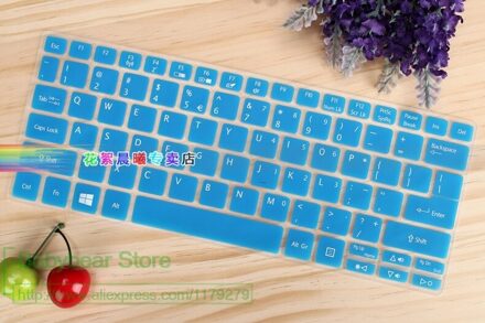 Silicone Toetsenbord Cover Skin Protector Voor Acer Aspire V13 V 13 Touch V3-372T E11 E3-111 ES1-331 E3-112 Es1-111M V3-331 V3-371 blauw