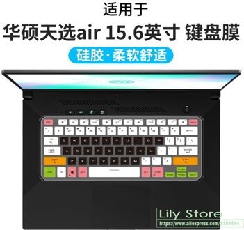 Silicone Toetsenbord Cover Skin Protector Voor Asus Tuf Dash F15 FX516 FX516PR FX516PM FX516P FX516 Pr Pm Laptop candyblack