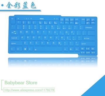 Silicone Toetsenbord Cover Skin Protector Voor Lenovo IBM Thinkpad X220 T420 T420i T420S T520 T520i W520 allblue