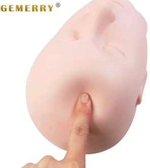 Silicone Training Head Eyelash Extension Practice Model Dummy For Lash Building Eye Facial Beauty Makeup Beginner Learn Tools