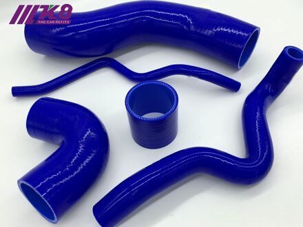 Silicone Turbo Inductie Tuinslang Voor V W Golf Iv MK4 Bora 1.8T 96-05 (5Pcs) rood/Blauw/Zwart