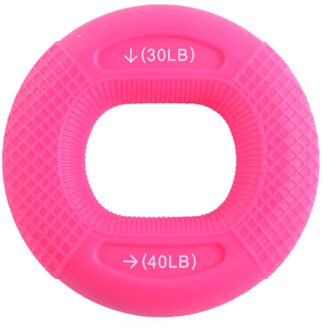 Silicone Verstelbare Hand Grip 20-80LB Aangrijpende Ring Vinger Onderarm Trainer Carpaal Expander Spier Workout Oefening Fitness Gym Rood