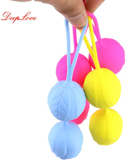 Silicone Women Shrink Yin Ball Postpartum Vaginal Contractions Elastic Recovery Dumbbell Ball Adult Entertainment Stores