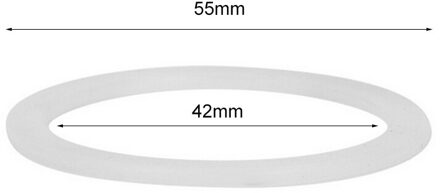 Siliconen Afdichtring Flexibele Washer Pakking Ring Replacenent Voor Moka Pot Espresso Keuken Gereedschap Koffiezetapparaten Accessoires Onderdelen outer diameter 55mm