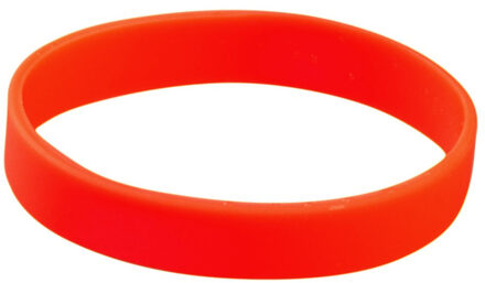 Siliconen armbandjes - stretch - rood - polsbandjes - volwassenen