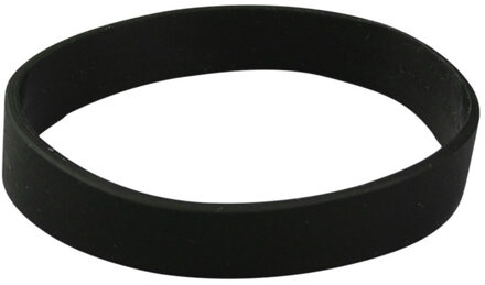 Siliconen armbandjes - stretch - zwart - polsbandjes - volwassenen