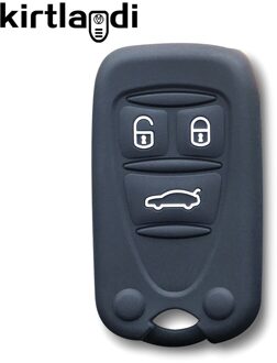 Siliconen Autosleutel Cover Shell Fob Case Voor Alfa Romeo 159 156 Giulietta Brera Spider Gt Giulia Remote Smart Key sleutelhanger Houder zwart