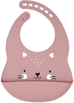 Siliconen - Baby Slabbetje - Jungle Serie - Poes Multi