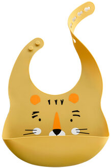 Siliconen - Baby Slabbetje - Jungle Serie - Tijger Multi