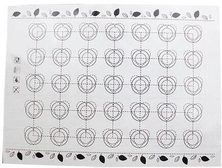 Siliconen Bakken Mat Fondant Bakvormen Macaron Oven Thuis Non Stick Bakken Tools Voor Gebak Gebak Gereedschappen Deeg Roll Matten pad zwart