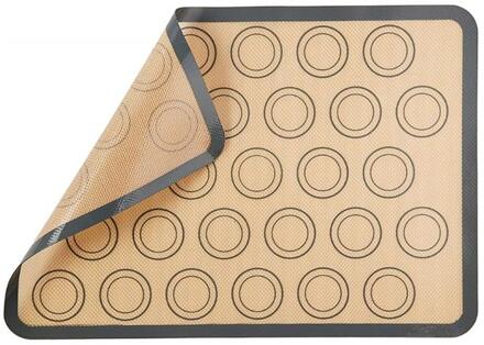 Siliconen Bakken Mat Pad Vel Bakken Gebak Gereedschap Non-stick Rolling Deeg Mat Grote Maat Voor Cake Cookie Macaron keuken Gereedschap 42x29.5cm