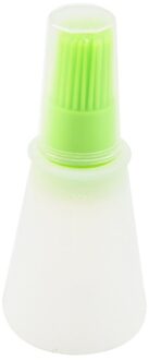 Siliconen Bakken Olie Fles Borstel Draagbare Barbecue Grill Olie Fles Borstel Vloeibare Olie Gebak Keuken Bakken Bbq Borstel Keuken Gereedschap groen
