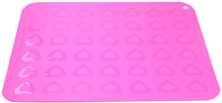 Siliconen Bakvormen 42 Harten Vorm Bitterkoekje Mallen Muffin Oven Pad Bakplaat Liner Cake Gebak Macaron Mat Wafelijzer