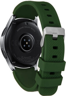 Siliconen Bandje Watch 46mm / Gear S3 Frontier / Classic / Watch 3 45mm - Groen