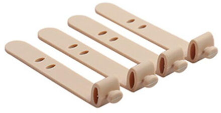 Siliconen Bandjes Anti-verloren Hoofdtelefoon Opslag Bandjes Zachte Tape Datakabel Bandjes Creatieve Kabelhaspel Goud