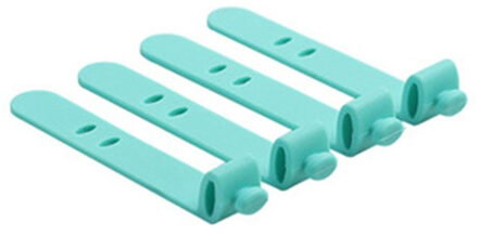 Siliconen Bandjes Anti-verloren Hoofdtelefoon Opslag Bandjes Zachte Tape Datakabel Bandjes Creatieve Kabelhaspel groen