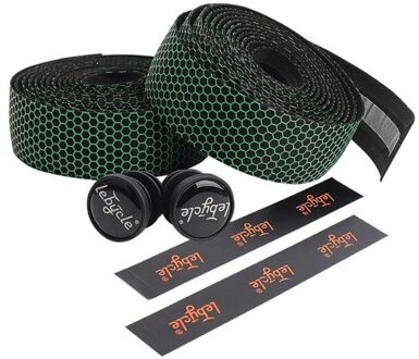 Siliconen Bar Tape Racefiets Stuur Tape Silica Eva Wit Wrap Fiets Schokabsorberende Slip-Proof stuur Afwerking Tape donker groen