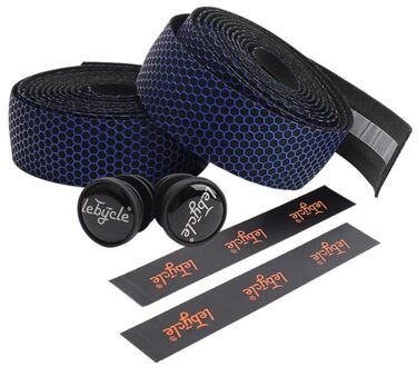 Siliconen Bar Tape Racefiets Stuur Tape Silica Eva Wit Wrap Fiets Schokabsorberende Slip-Proof stuur Afwerking Tape zwart blauw