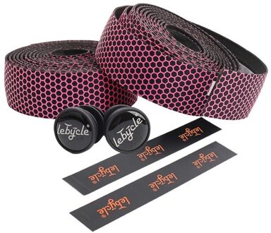 Siliconen Bar Tape Racefiets Stuur Tape Silica Eva Wit Wrap Fiets Schokabsorberende Slip-Proof stuur Afwerking Tape zwart roze