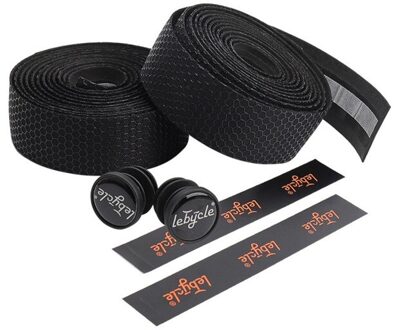 Siliconen Bar Tape Racefiets Stuur Tape Silica Eva Wit Wrap Fiets Schokabsorberende Slip-Proof stuur Afwerking Tape zwart