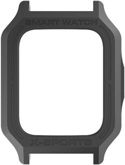 Siliconen Beschermhoes Voor Amazfit Gts 2 Smartwatch Kleurrijke Horloge Case Voor Amazfit GTS2 Horloge Anti-Val Anti-scratch zwart