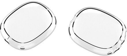 Siliconen Beschermhoes Voor Apple Draadloze Headset Siliconen Cover Voor Apple Airpods Max Headset Cover transparant
