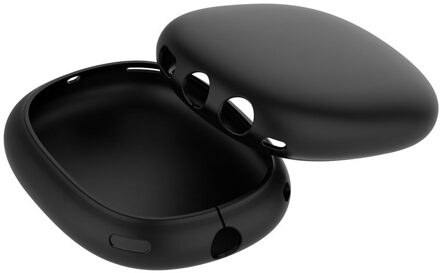Siliconen Beschermhoes Voor Apple Draadloze Headset Siliconen Cover Voor Apple Airpods Max Headset Cover zwart