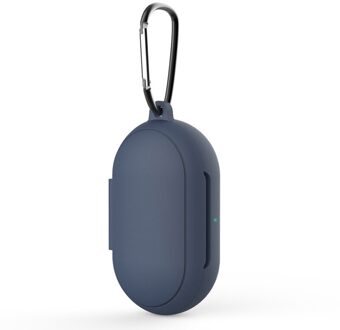 Siliconen Beschermhoes Voor Samsung Galaxy Buds Oortelefoon Siliconen Beschermhoes Opladen Cover Pouch Voor Samsung Galaxy Knoppen middernacht blauw